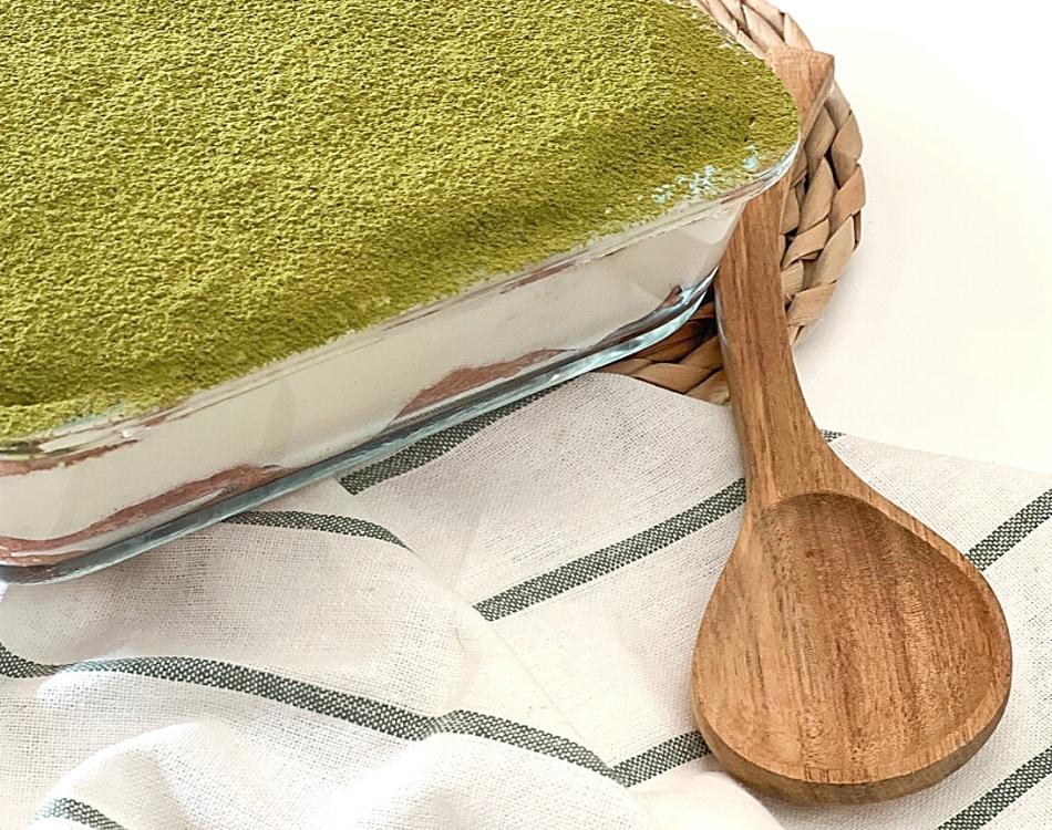 Tiramisu au the matcha