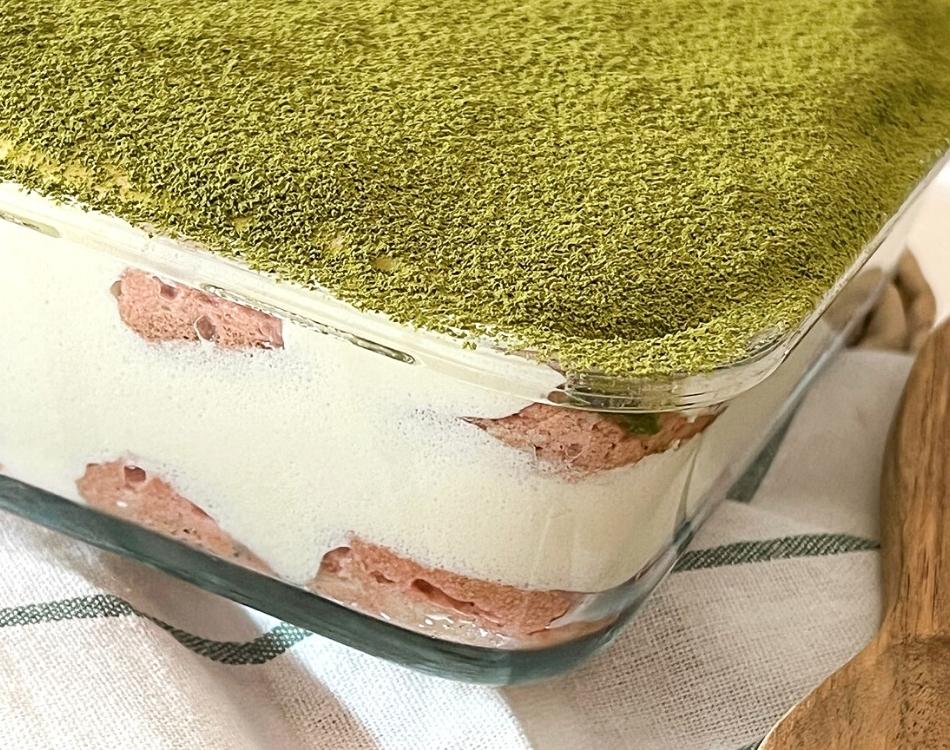 Tiramisu au the matcha