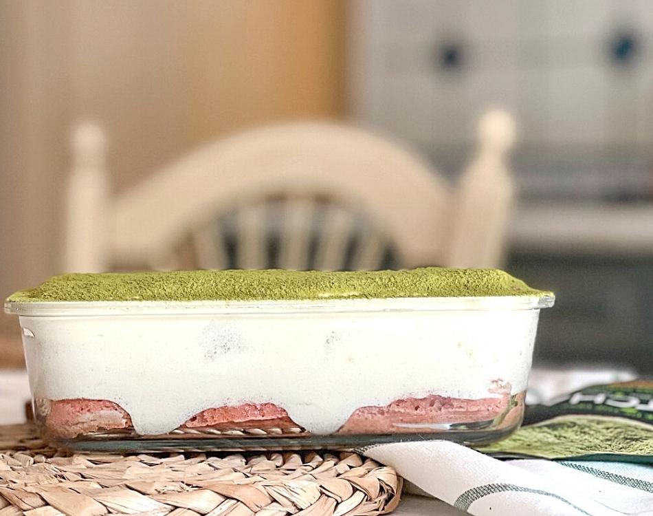 Tiramisu au the matcha